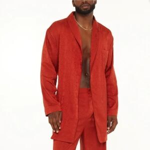 NWT SxF Smoking Jacket, PJ Top